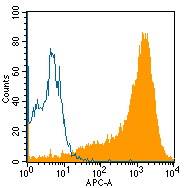 Detection of Mouse IgM Primary Antibody by Flow Cytometry