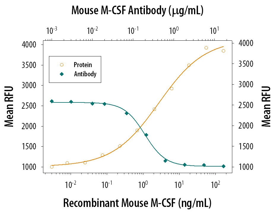 Cell Proliferation Induced by M‑CSF and Neutralization by Mouse M‑CSF Antibody.