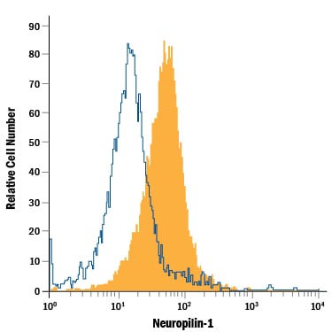 Detection of Neuropilin‑1 antibody in bEnd.3 Mouse Cell Line antibody by Flow Cytometry.