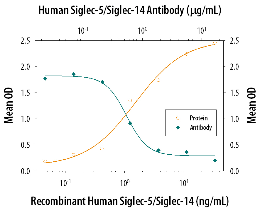 Cell Adhesion Mediated by Siglec‑5 and Neutralization by Human Siglec‑5/14 Antibody.