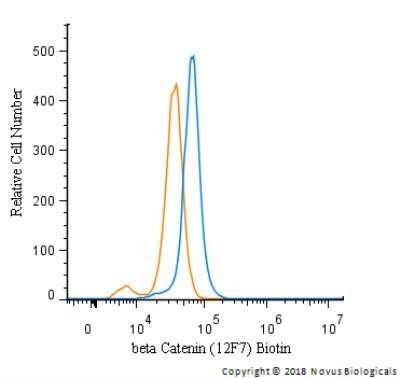 Flow Cytometry: beta-Catenin Antibody (12F7)Azide and BSA Free [NBP2-80596]