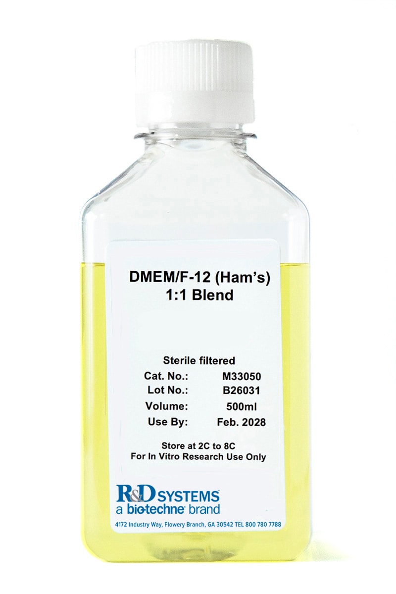 DMEM/F-12, L-glutamine, no phenol red