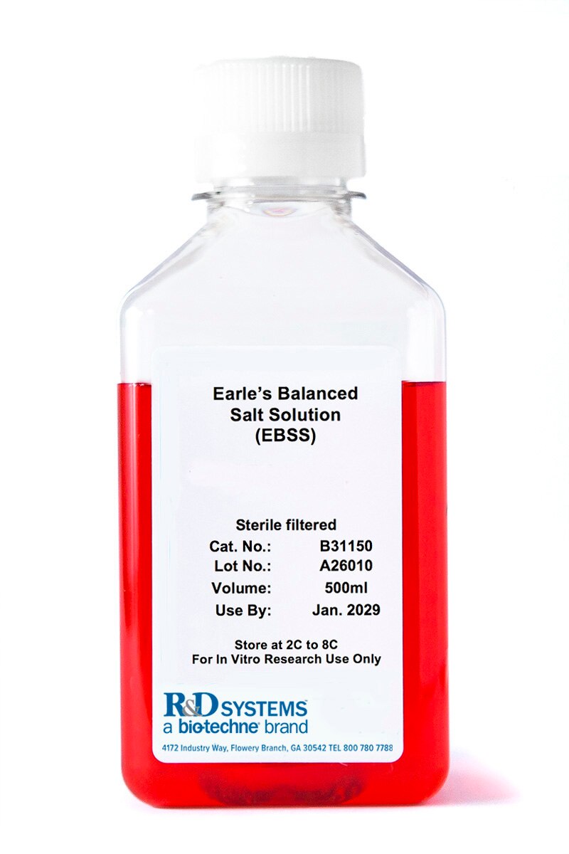 EBSS, Ca and Mg salts, phenol red