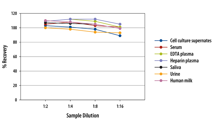 Human Cystatin B ELISA Linearity