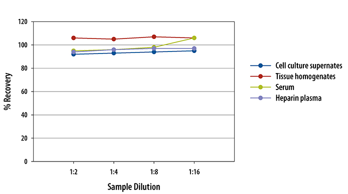 Mouse Erythropoietin ELISA Linearity