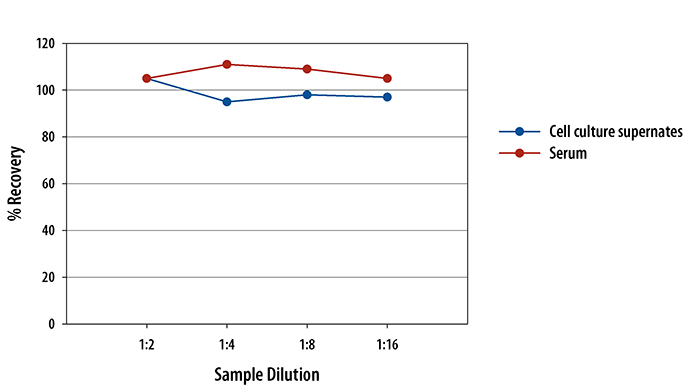 Mouse IL-12/IL-23 p40 Allele-specific ELISA Linearity
