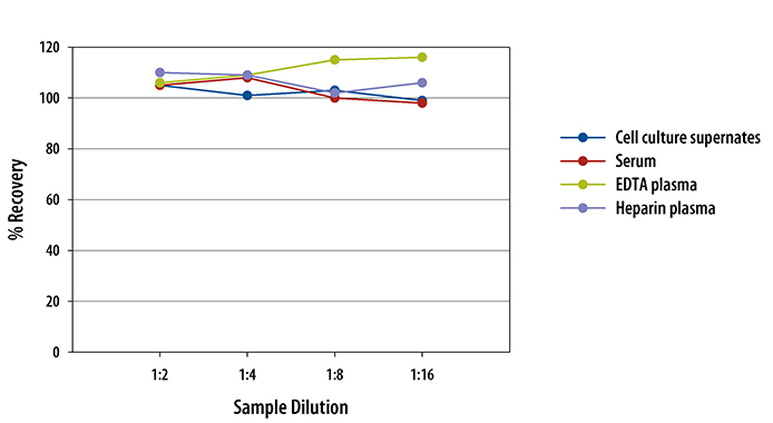 Rat IL-2 ELISA Linearity