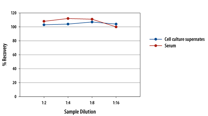 Mouse IL-4 ELISA Linearity
