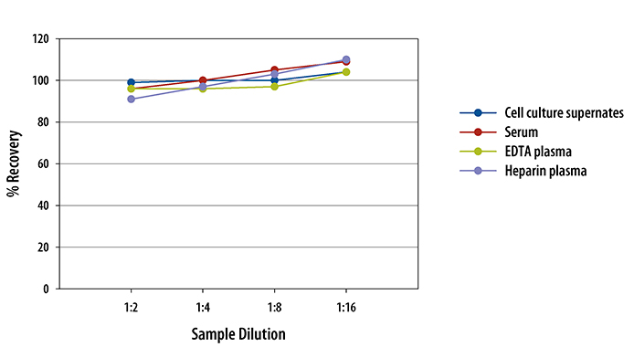 Porcine IL-6 ELISA Linearity