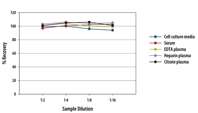 Human IL-6 ELISA Linearity
