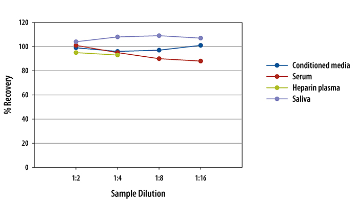 Human Total MMP-8 ELISA Linearity