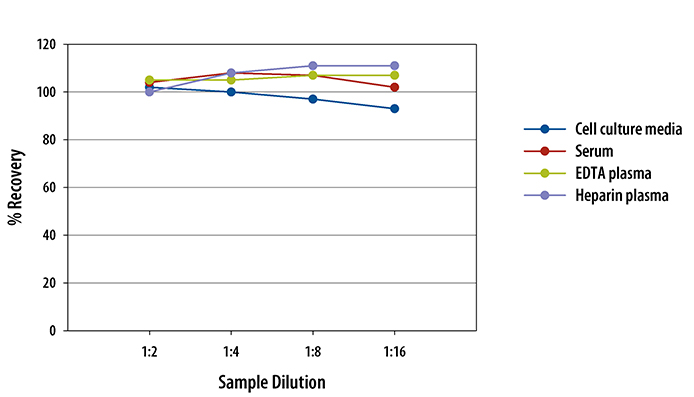 Human Pappalysin-1/PAPP-A ELISA Linearity