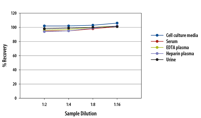 Human TNF RI ELISA Linearity