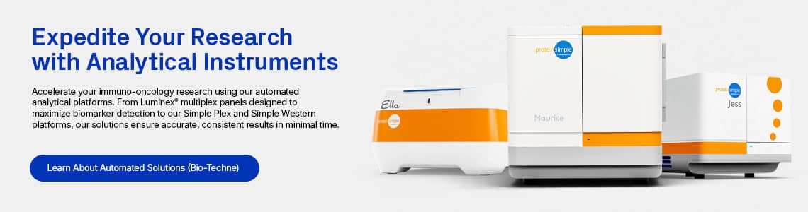The collection of R&D Systems instruments from the Protein Simple brand, including Maurice, Ella and Jess