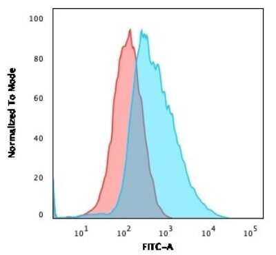 Flow Cytometry: gamma Catenin Antibody (15F11) - Azide and BSA Free [NBP2-54527]