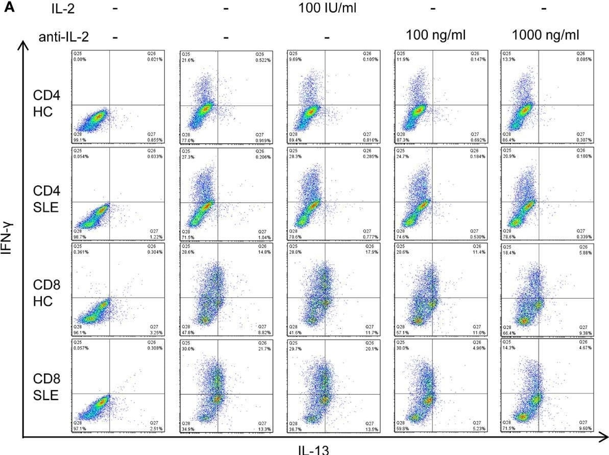 Detection of Human IL-2 by Flow Cytometry