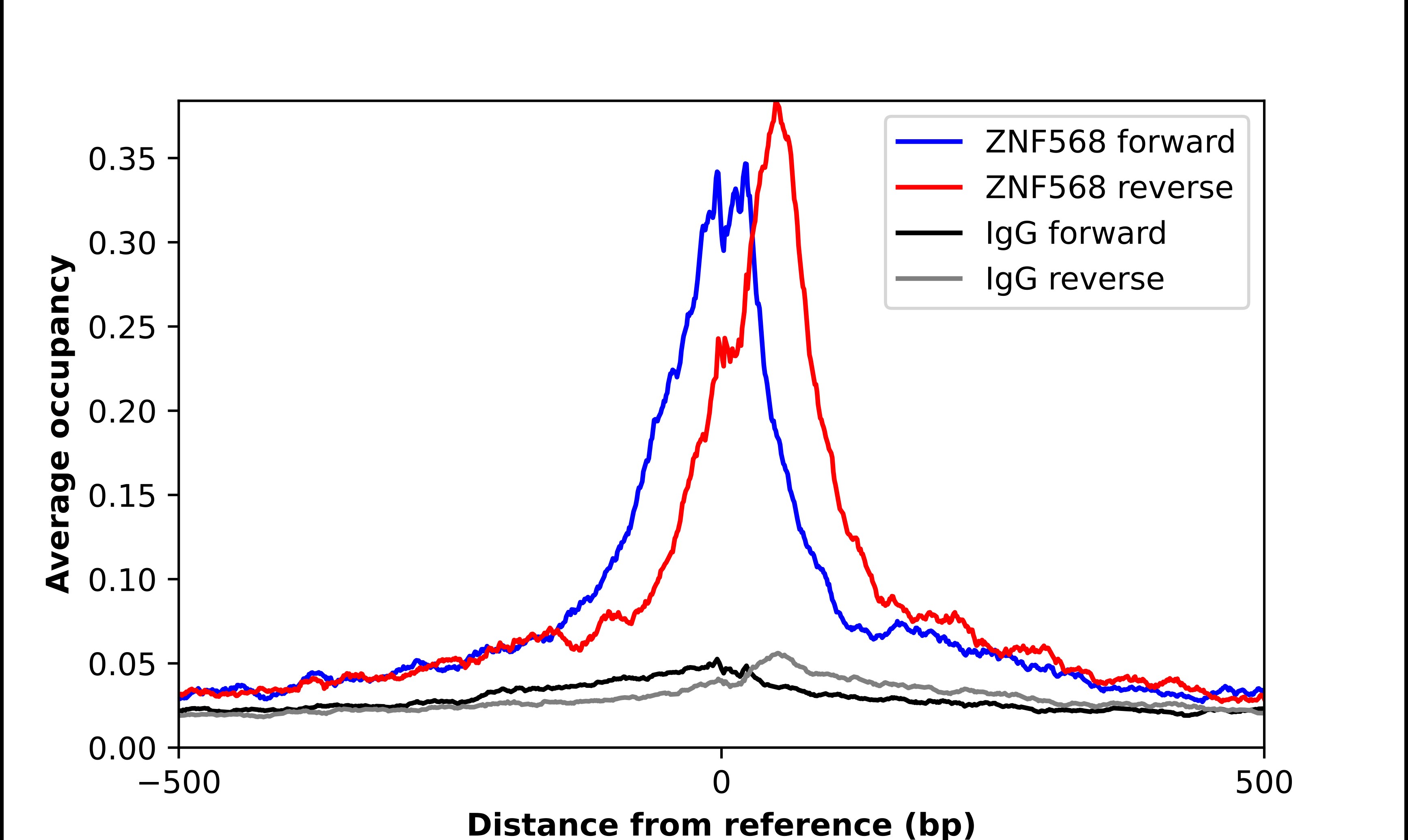 ZNF568 Antibody - BSA Free Chromatin Immunoprecipitation-exo-Seq: ZNF568 Antibody - BSA Free [NBP2-13581]