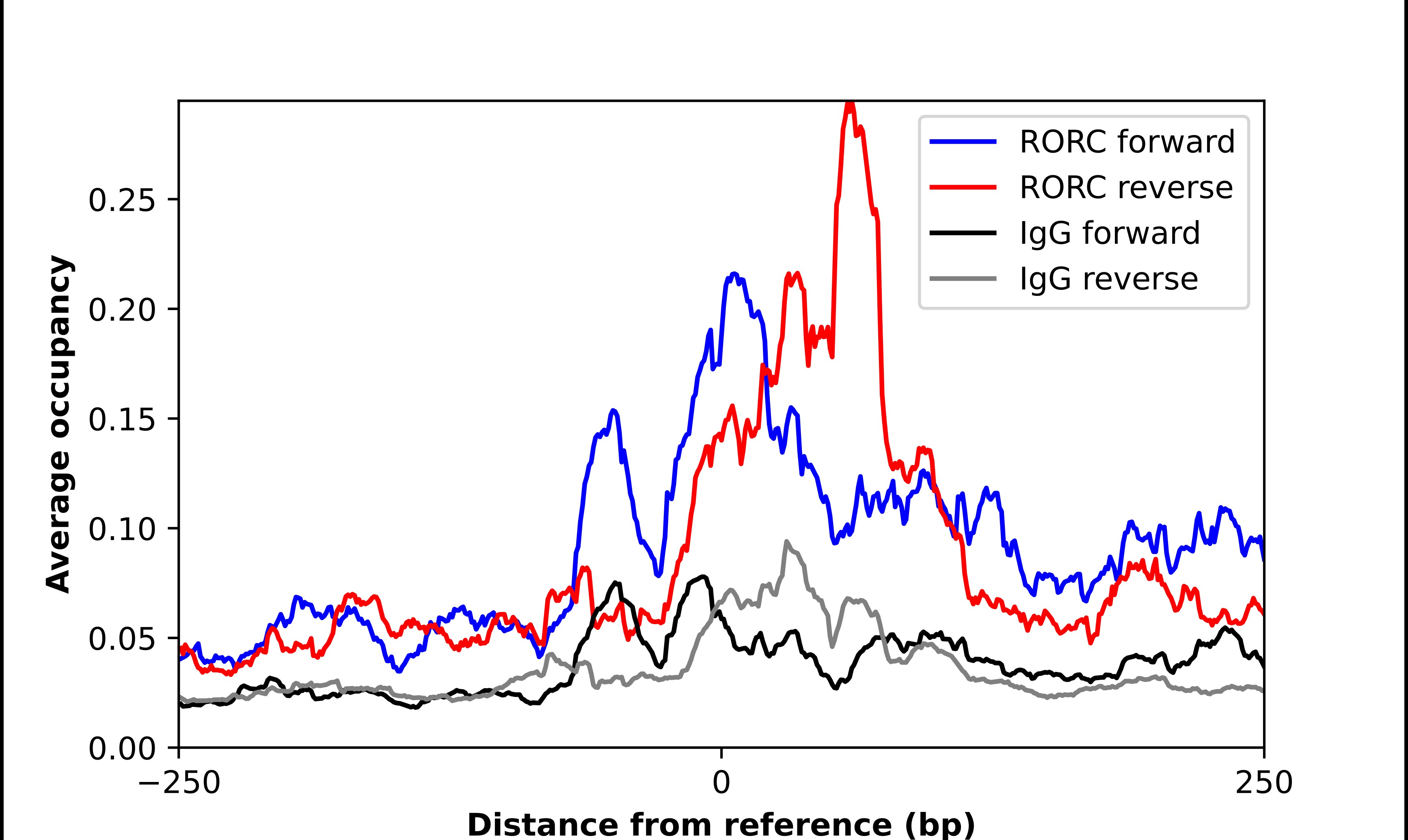 ROR gamma/RORC/NR1F3 Antibody - BSA Free Chromatin Immunoprecipitation-exo-Seq: ROR gamma/RORC/NR1F3 Antibody - BSA Free [NBP2-56610]