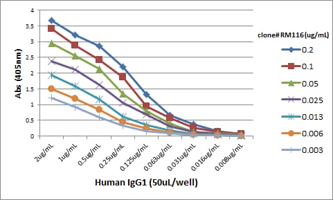 IgG Heavy Chain Antibody (RM116) - Azide and BSA Free