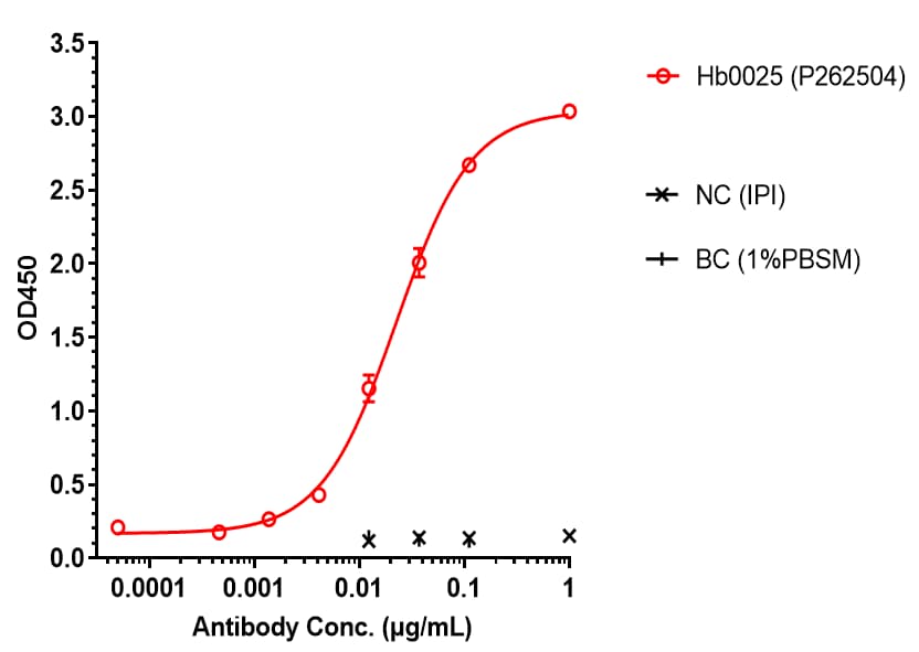 PD-L1/VEGF (Hb0025) Antibody ELISA: PD-L1/VEGF (Hb0025) Antibody [NBP3-44576] -