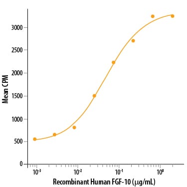 Recombinant Human FGF-10 Protein Bioactivity
