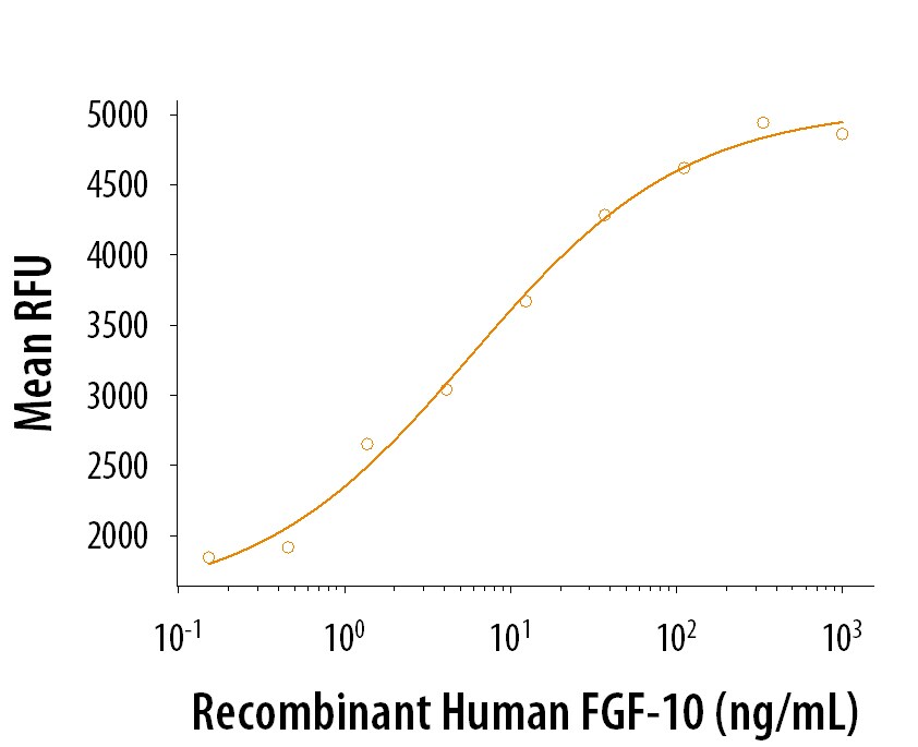 ProDots Recombinant Human FGF-10 Protein Bioactivity
