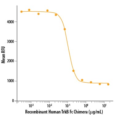 Recombinant Human TrkB Fc Chimera Protein Bioactivity