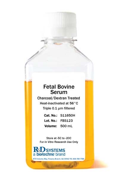 Fetal Bovine Serum - Charcoal/Dextran Treated, Heat Inactivated