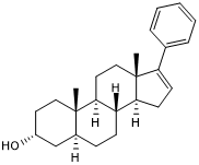 Antagonist of neurosteroid potentiation and direct gating of GABAA
