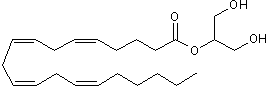 Endogenous and non-selective CB agonist; potent GPR55 agonist