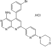Adenosine kinase inhibitor; orally active
