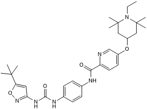Potent and selective PDGFR family inhibitor