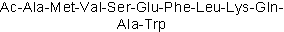 Annexin/lipocortin 1-mimetic; inhibits leukocyte extravasation