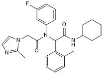 Potent and selective inhibitor of mutant isocitrate dehydrogenase 1 (mIDH1)