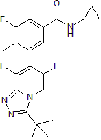 Potent and selective p38α inhibitor