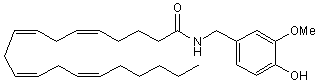 Potent CB1 agonist; also anandamide transport inhibitor and TRPV1 agonist