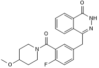 Potent PARP inhibitor; orally bioavailable