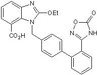 Potent AT1 inverse agonist; antihypertensive