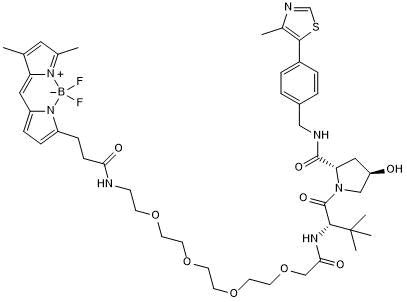 High-affinity VHL fluorescent probe for TR-FRET and FP assays