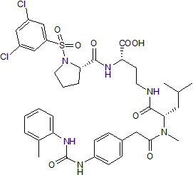 Highly potent and selective inhibitor of integrin α4β1 (VLA-4)