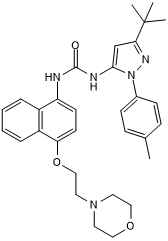 High affinity and selective p38 kinase inhibitor
