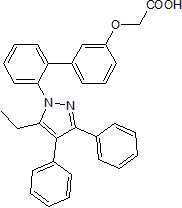 Potent and selective FABP4 inhibitor