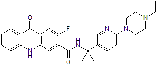 Inosine monophosphatase dehydrogenase (IMPDH) inhibitor