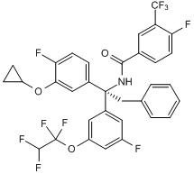 Potent cholesteryl ester transfer protein (CETP) inhibitor