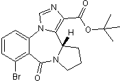 Benzodiazepine partial agonist
