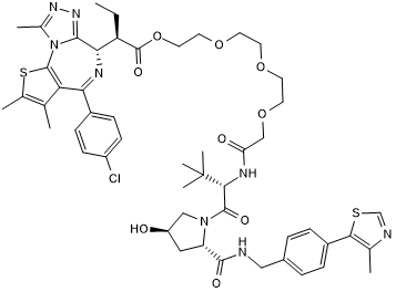 Potent and selective Degrader of Brd4BD2 L387A fusion proteins (BromoTag®)