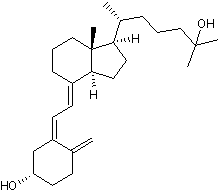 Prohormone of calcitriol (Cat. No. 2551). Major circulating form of vitamin D