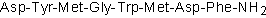 Non-sulfated form of CCK octapeptide