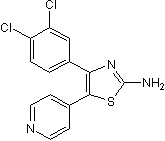 A1, A2B and A3 antagonist and inhibitor of p38 MAPK and PDE4