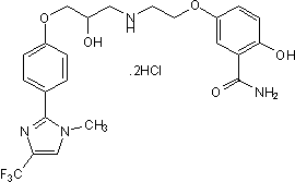 Highly potent and selective β1 antagonist